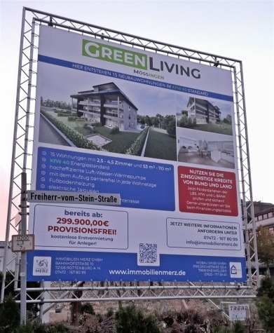 Green Living in Mössingen: Wo Nachhaltigkeit dein Zuhause wird. “Projekt durchfinanziert: 100% Festpreisgarantie gesichert!”, 72116 Mössingen, Erdgeschosswohnung